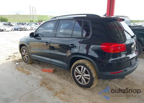 2016 Volkswagen Tiguan S from USA, damaged, VIN WVGAV7AX5GW554163